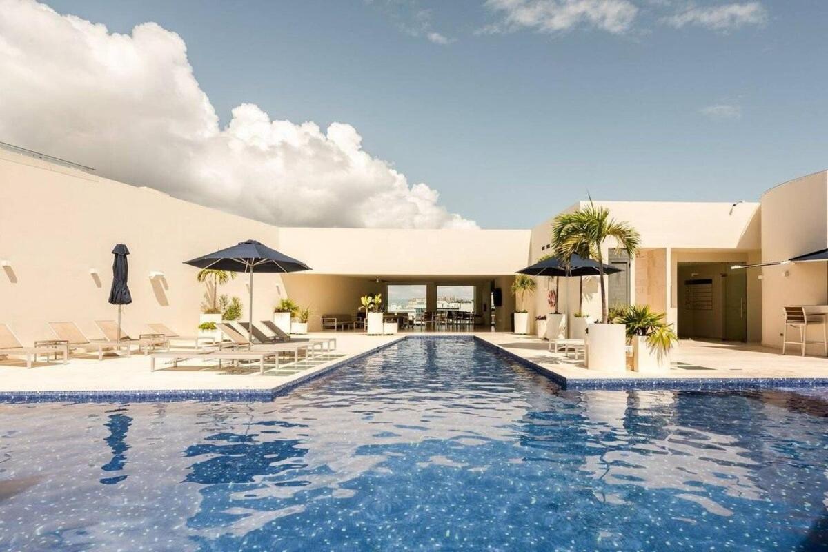 1 Rec. | A Pasos De La Playa | Roof C/Vista Al Mar Apartment Плая дел Кармен Екстериор снимка